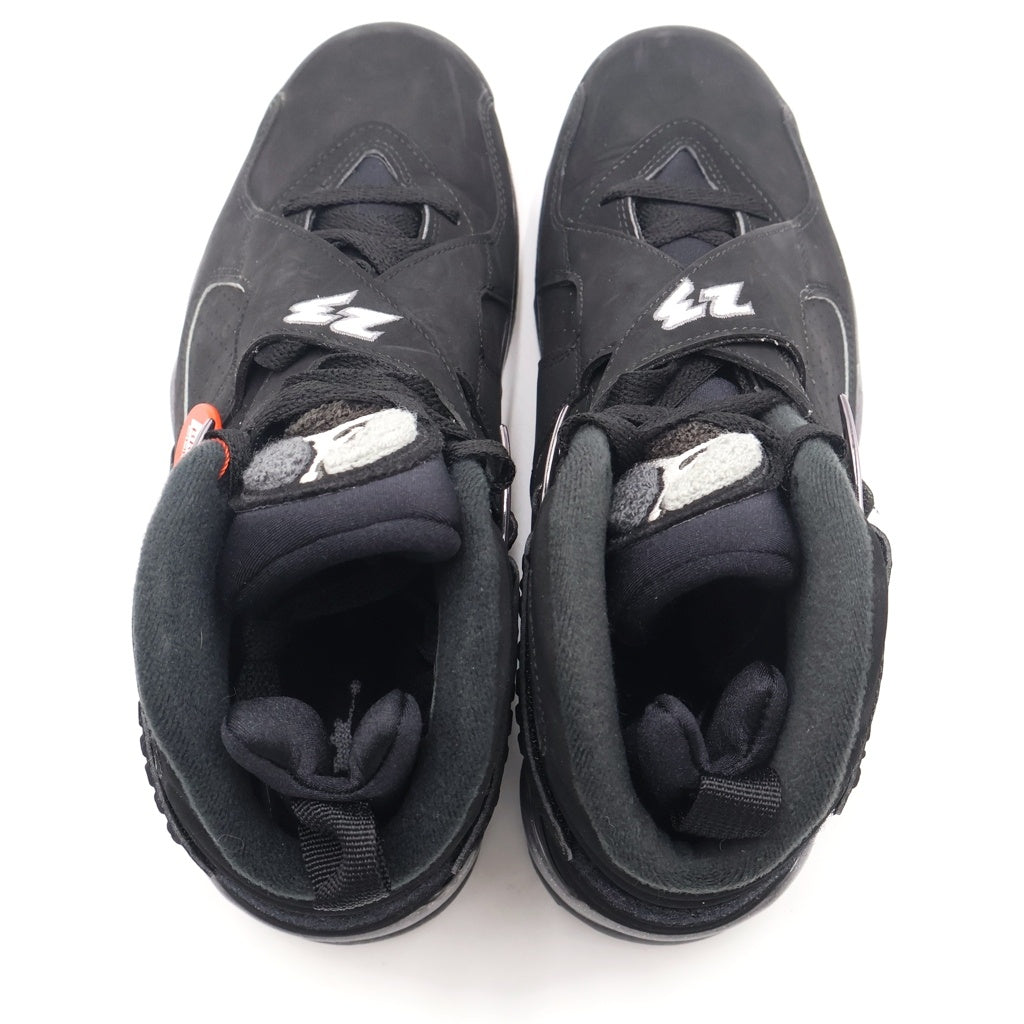 NIKE(ナイキ) AIR JORDAN 8 Retro Chrome 305381-003 エアジョーダン8 レトロ クローム ハイカットスニーカー ブラック US9/27cm
