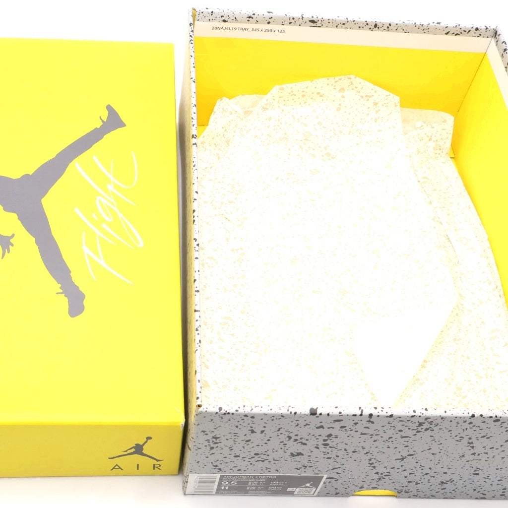 NIKE(ナイキ) AIR JORDAN 4 RETRO TOUR YELLOW CT8527-700 エアジョーダン 4 レトロ ハイカットスニーカー ツアーイエロー US9.5/27.5cm イエロー
