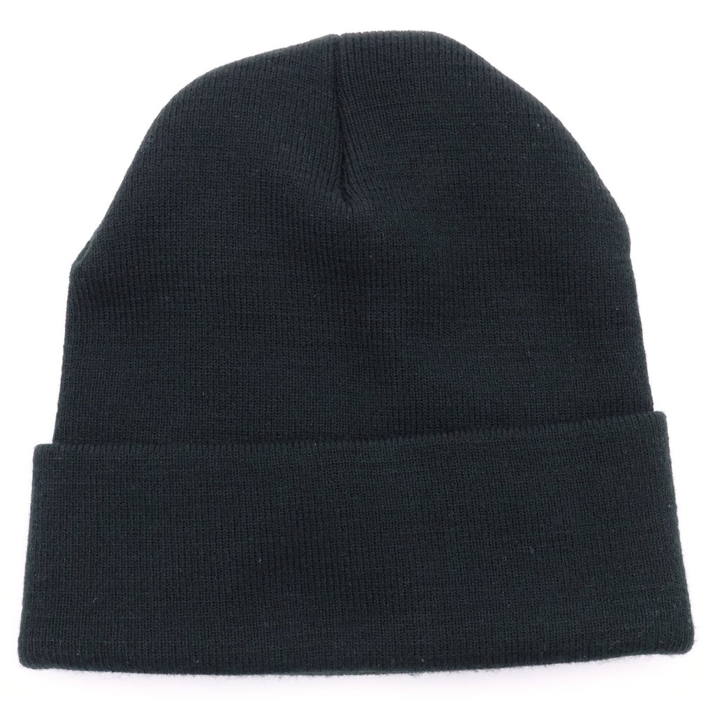 CHROME HEARTS(クロムハーツ) WATCH CAP ワッチキャップ ロゴ刺繍 アクリルビーニー ニットキャップ 帽子 ブラック