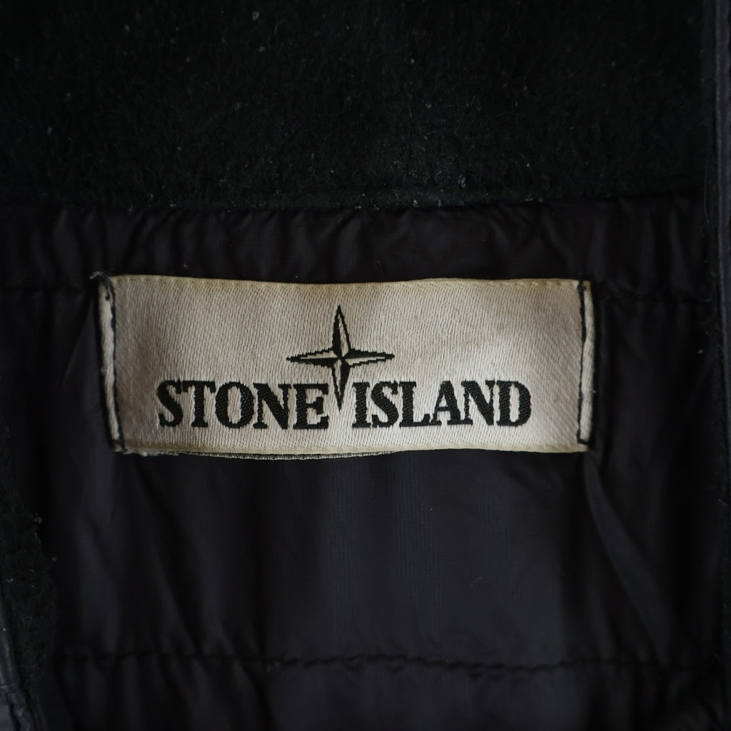 STONE ISLAND(ストーンアイランド) Micro Rip Stop Primaloft Black Lightweight Jacket ロゴワッペンナイロンジャケット ブラック 631541231