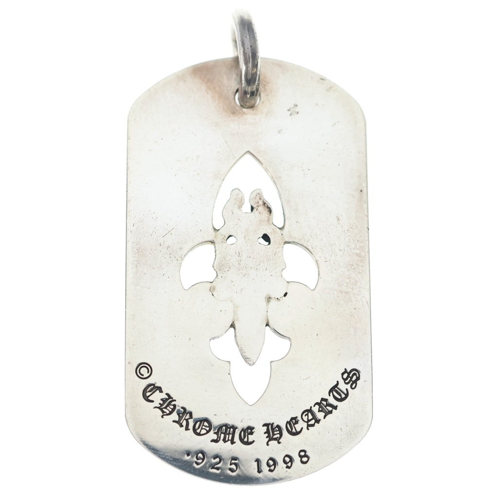 CHROME HEARTS(クロムハーツ) D TAG LRG FLE DAG フレアダガードッグタグ ラージドッグタグネックレストップ