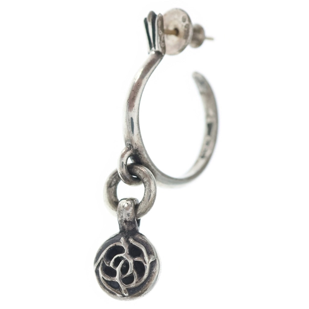 CHROME HEARTS(クロムハーツ) FLRL BALL フローラルボール フープピアス シルバー