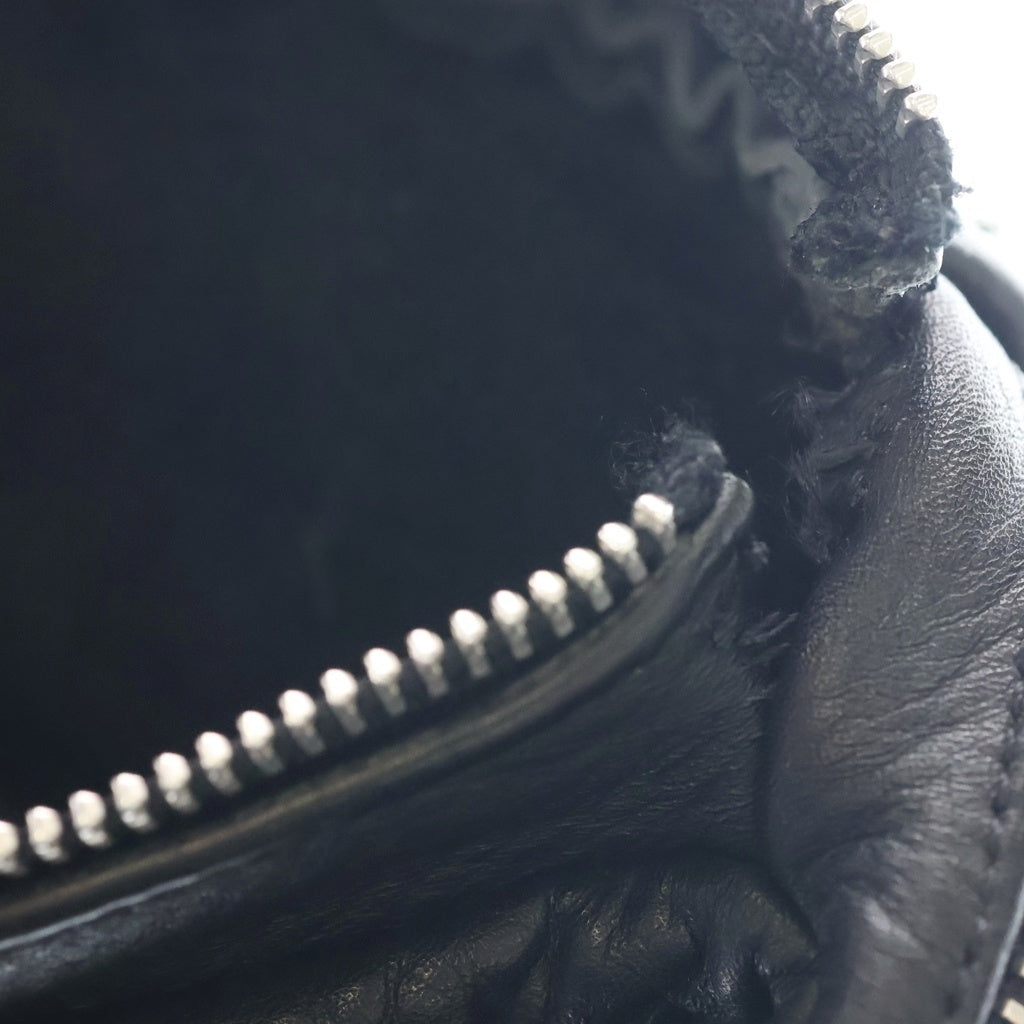 CHROME HEARTS(クロムハーツ) SNAT PACK MINI スナットパックミニ ダガージップ ガンスリンガーベルト レザーウエストバッグ ブラック