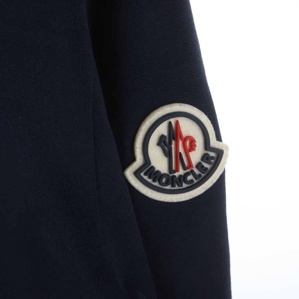 MONCLER(モンクレール) 21AW MAGLIA CON CAPPUCCIO ジップアップ スウェット フーディー ネイビー G20918G00033