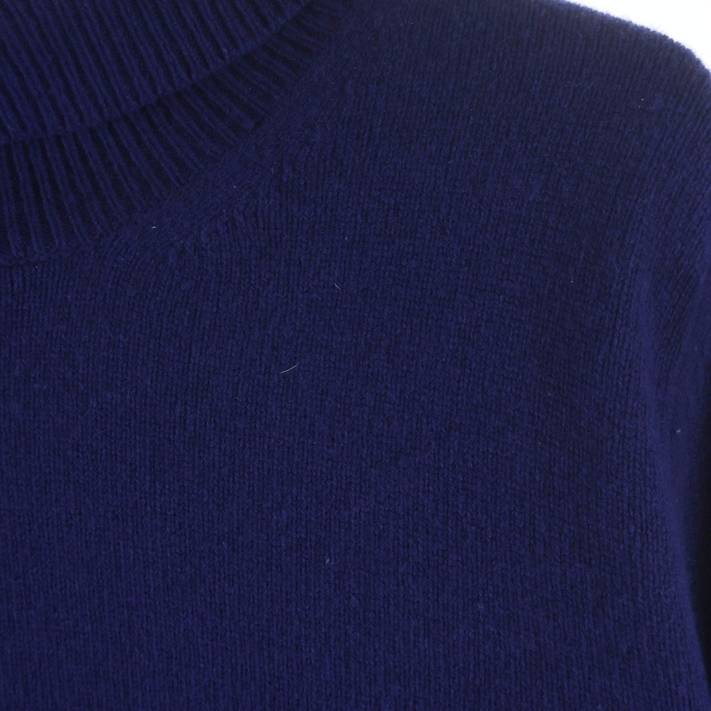 Maison Margiela(メゾンマルジェラ) 19AW ラインタートルネックニット カシミヤ混 パープル S50HA0904