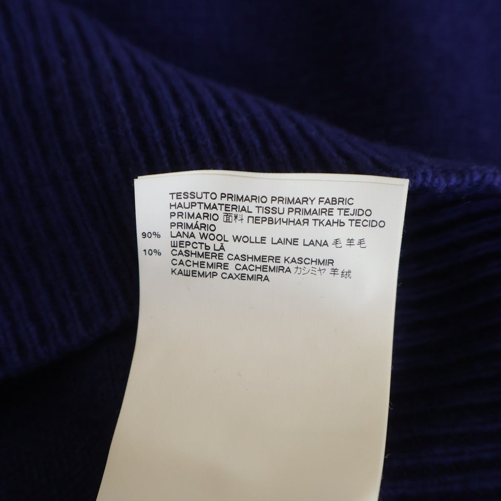 Maison Margiela(メゾンマルジェラ) 19AW ラインタートルネックニット カシミヤ混 パープル S50HA0904
