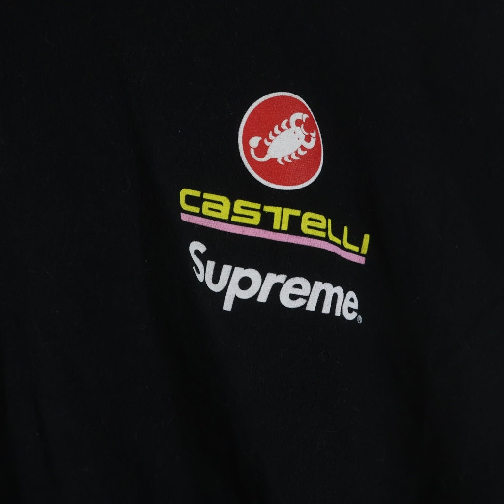 SUPREME(シュプリーム) 25SS×SpongeBob Castelli Racing L/S Tee スポンジボブ カステリ レーシング エルエス 長袖Tシャツ ロングスリーブカットソー ブラック