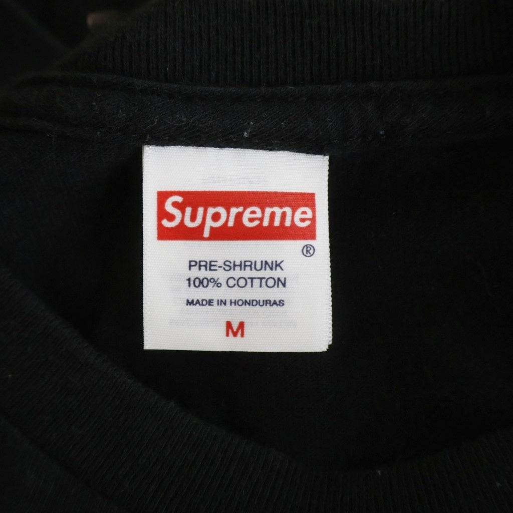 SUPREME(シュプリーム) 25SS×SpongeBob Castelli Racing L/S Tee スポンジボブ カステリ レーシング エルエス 長袖Tシャツ ロングスリーブカットソー ブラック