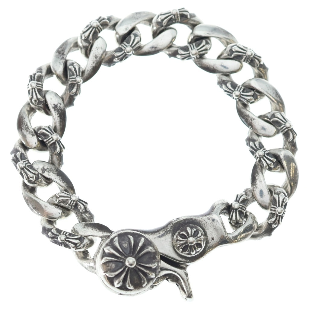 CHROME HEARTS(クロムハーツ) FNCY CHN LNK ファンシーリンククリップブレスレット 15リンク シルバー BCA145