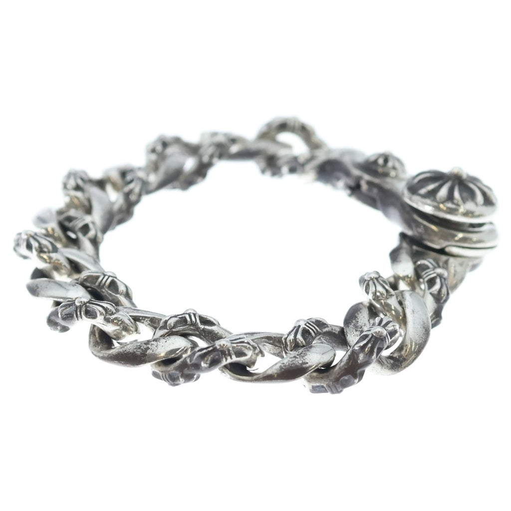 CHROME HEARTS(クロムハーツ) FNCY CHN LNK ファンシーリンククリップブレスレット 15リンク シルバー BCA145