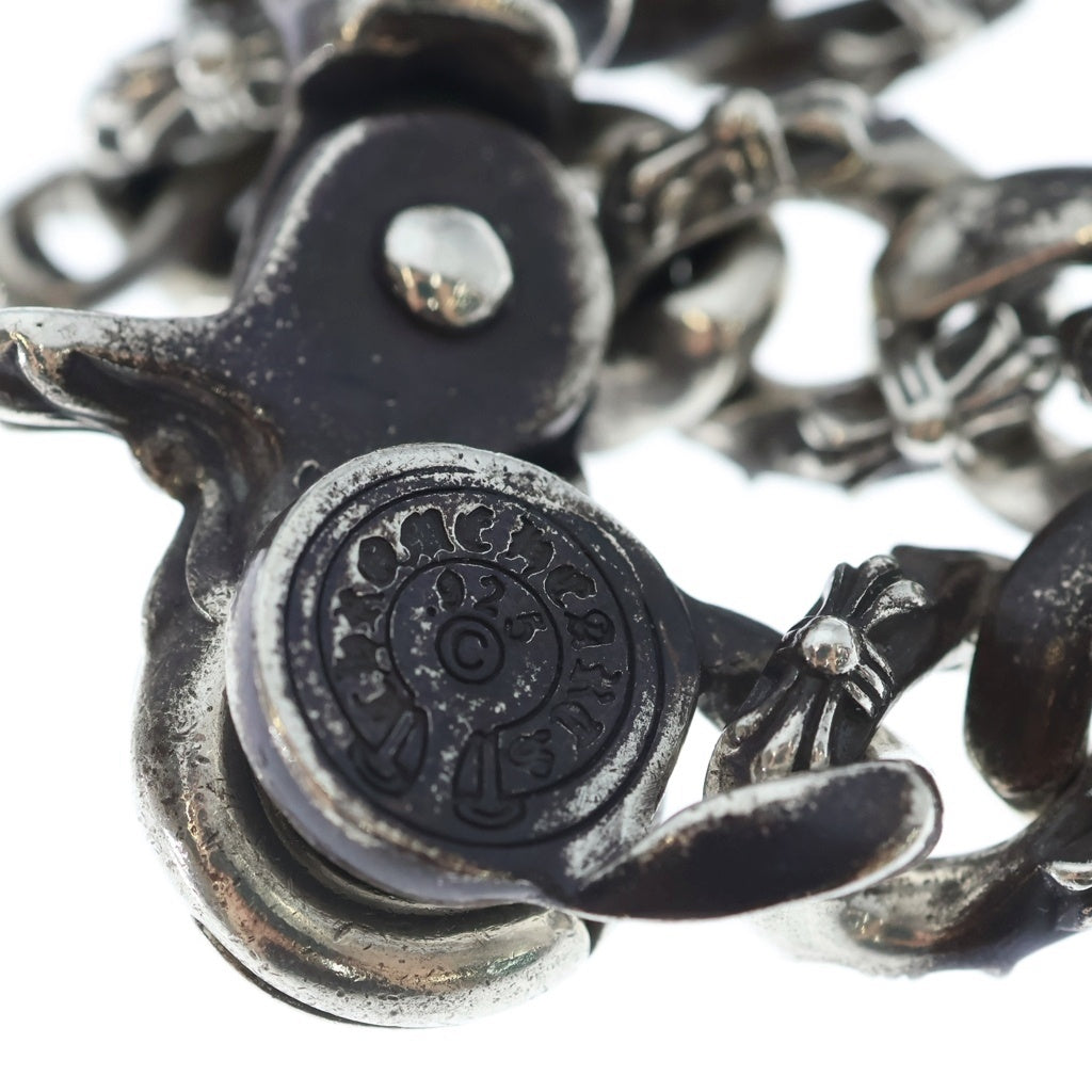 CHROME HEARTS(クロムハーツ) FNCY CHN LNK ファンシーリンククリップブレスレット 15リンク シルバー BCA145