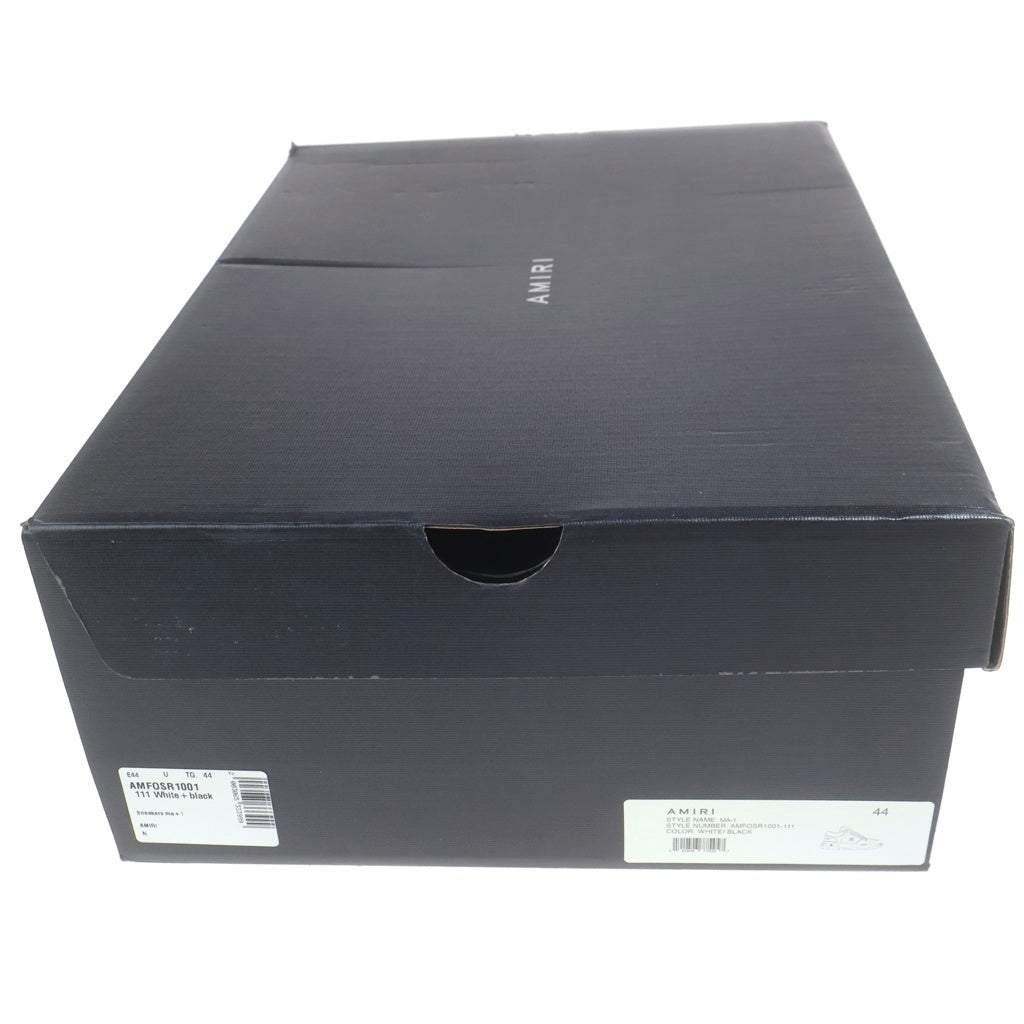 AMIRI(アミリ) MA-1 SNEAKER レースアップ ローカットスニーカー ホワイト/ブラック SRAMFOSR1097