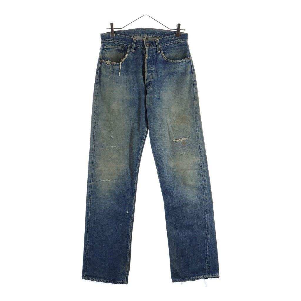 60S リーバイス501BIGE Vステッチ 実寸W約36インチ リペア済み Levi's(リーバイス) 50-60s 501XX BIGE Vステッチ 隠しリベット ボタン