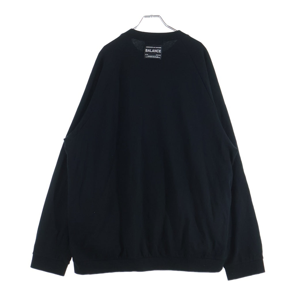 UNDERCOVER(アンダーカバー) 24SS ミニウラケネーム コラージュルーズスウェット トレーナー ブラック UC1D4808-4