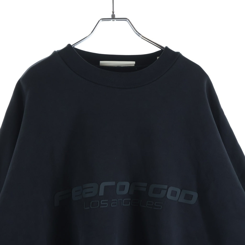 FEAR OF GOD ESSENTIALS(フィアオブゴッド エッセンシャルズ) 25AW HOLIDAY LOS ANGELES HEAVY FLEECE ヘビーフリース クロップドスウェット チャコールグレー