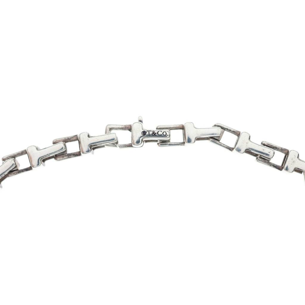 TIFFANY & Co.(ティファニー) T Narrow Chain Bracelet Tナロー チェーンブレスレット シルバー レディース