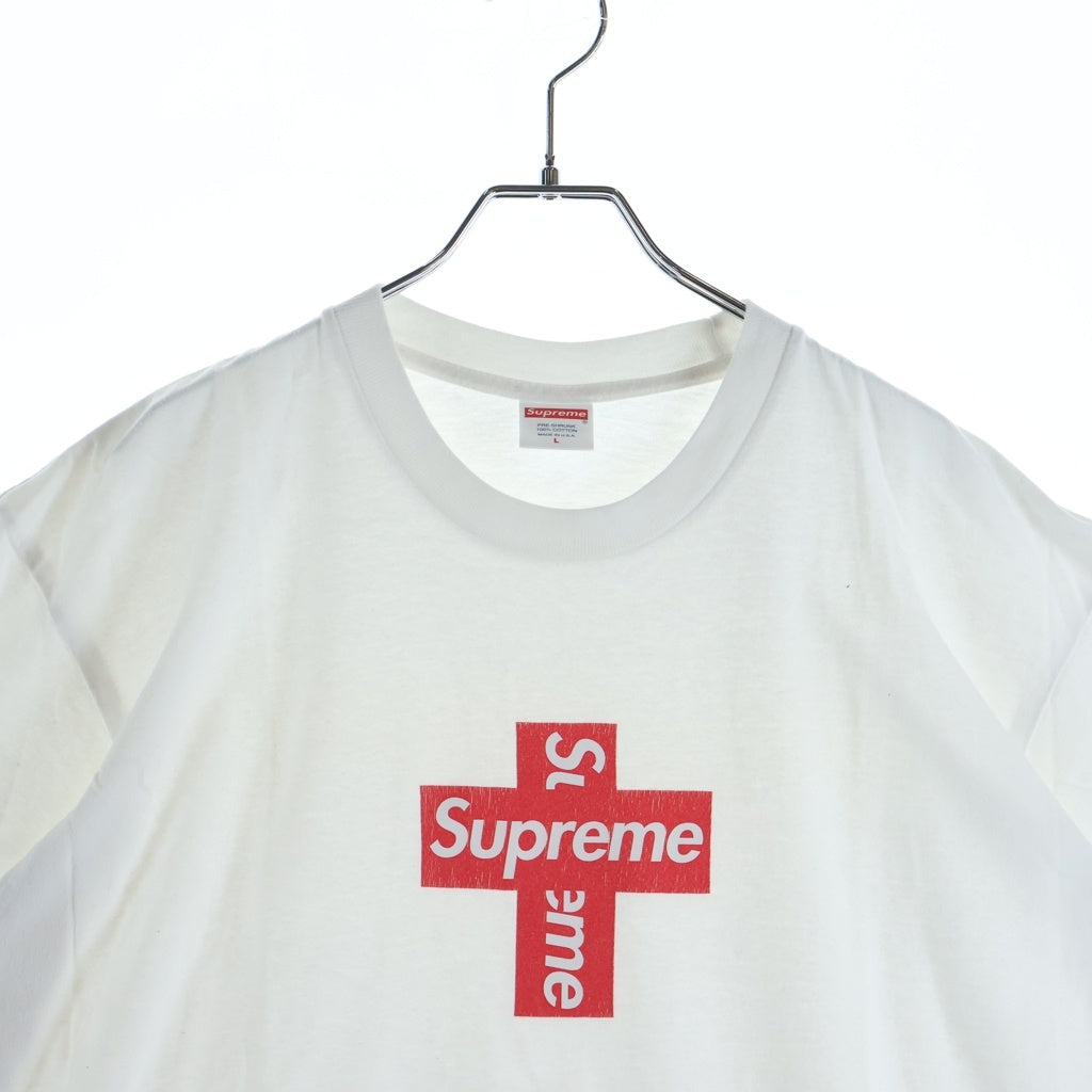 SUPREME(シュプリーム) 20AW Cross Box Logo Tee クロスボックスロゴ プリント 半袖Tシャツ カットソー ホワイト