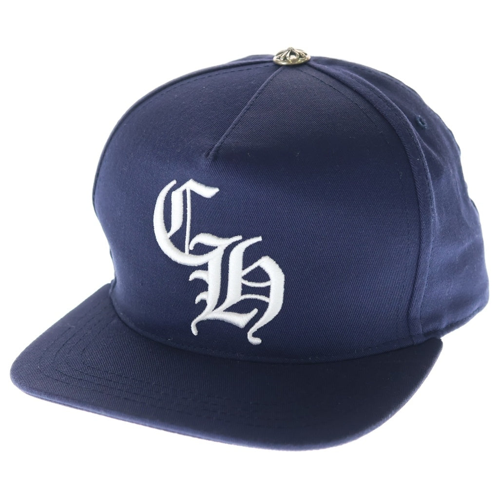 CHROME HEARTS(クロムハーツ) CH HAT CH刺繍ベースボールキャップ ネイビー