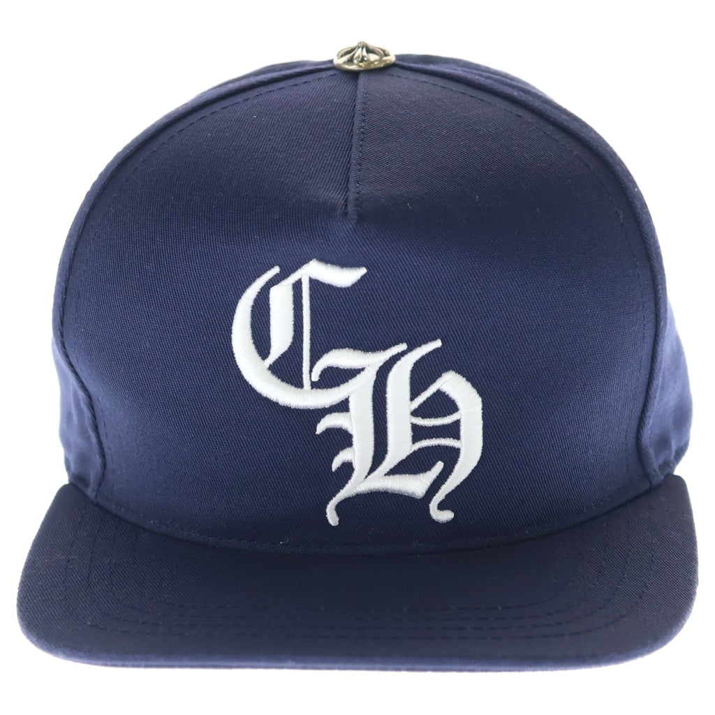 CHROME HEARTS(クロムハーツ) CH HAT CH刺繍ベースボールキャップ ネイビー