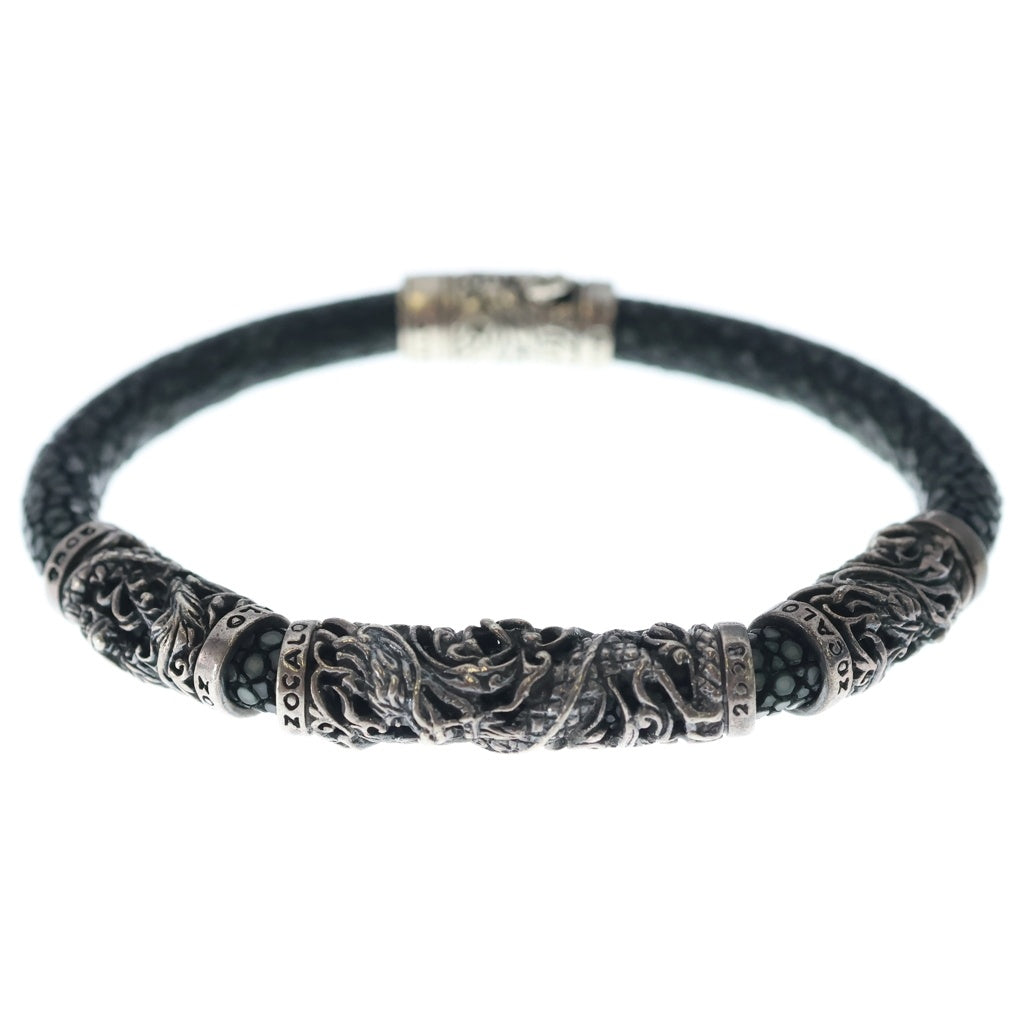 ZOCALO(ソカロ) DRAGON GALUCHAT BRACELET ドラゴン・ガルーシャ・ブレスレット シルバー ZBLS0010-8.5