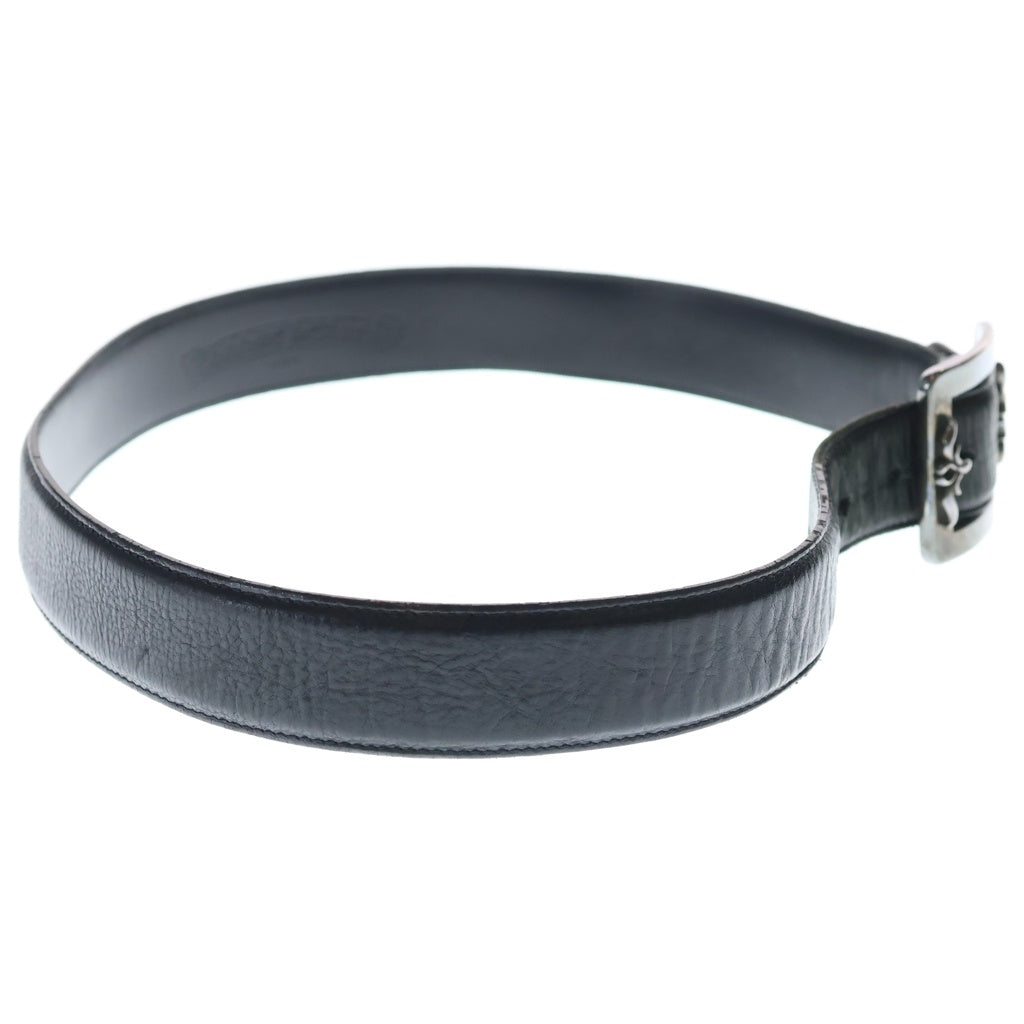CHROME HEARTS(クロムハーツ) 1.5 OTJ BELT フィリグリーOTJ レザーベルト ブラック/シルバー