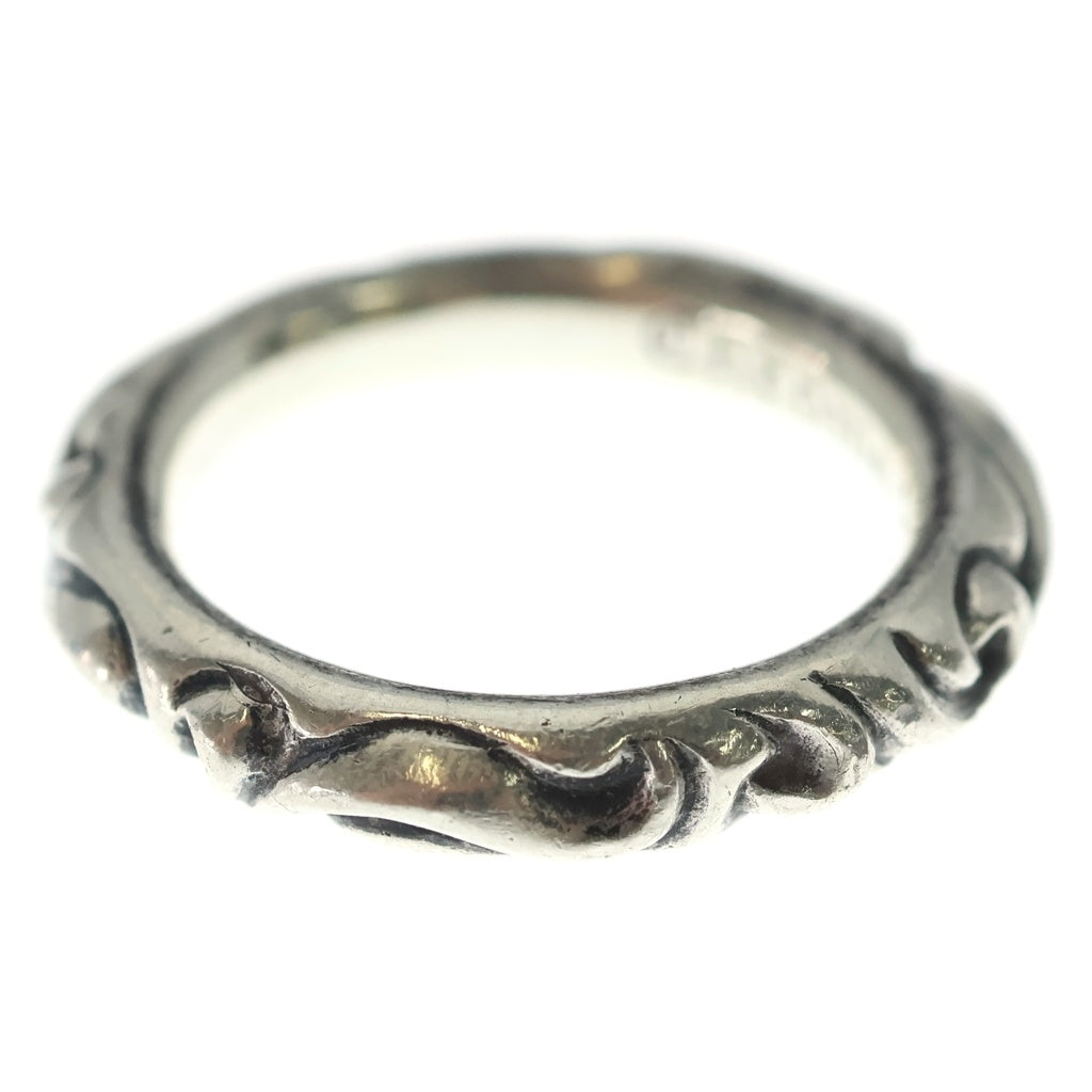 CHROME HEARTS(クロムハーツ) SCRL BAND スクロールバンド リング シルバー BCA351