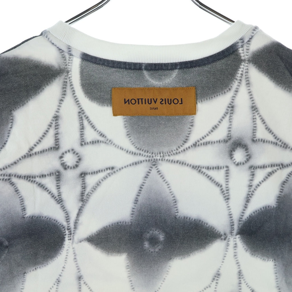 LOUIS VUITTON(ルイヴィトン) 23SS タイダイモノグラムコットン半袖Tシャツ カットソー ホワイト/グレー RM231 NPL HOY89W