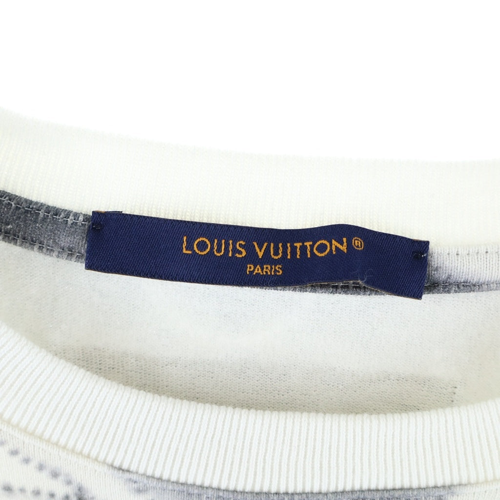 LOUIS VUITTON(ルイヴィトン) 23SS タイダイモノグラムコットン半袖Tシャツ カットソー ホワイト/グレー RM231 NPL HOY89W