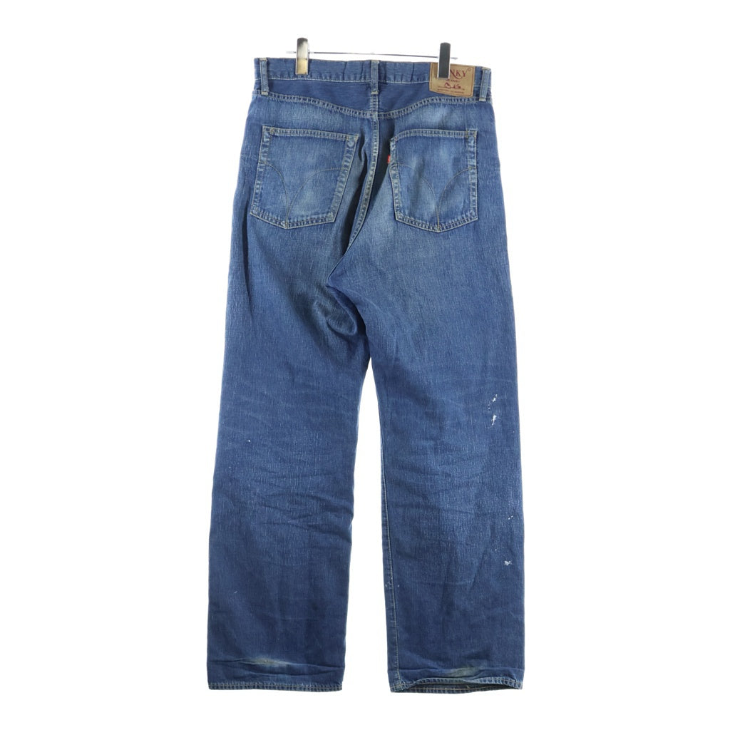 HYSTERIC GLAMOUR(ヒステリックグラマー) 25SS WAP加工 ペイント バギーストレートデニムパンツ インディゴ 02251AP52