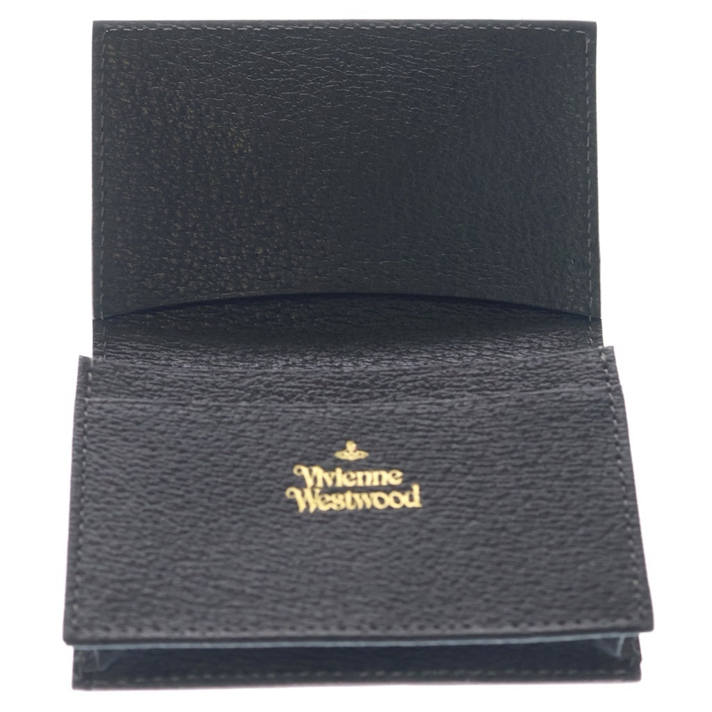 Vivienne Westwood(ヴィヴィアンウエストウッド) EXECUTIVE メタルオーブ カードケース ブラック/ゴールド 859172 C97ER レディース