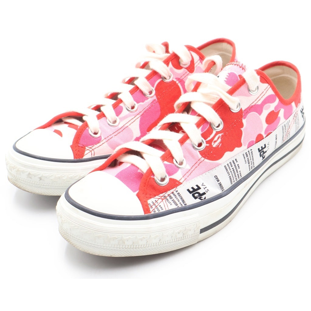 A BATHING APE(アベイシングエイプ) ABC CAMO APE STA HI カモ柄 ローカットスニーカー ピンク US8/26cm
