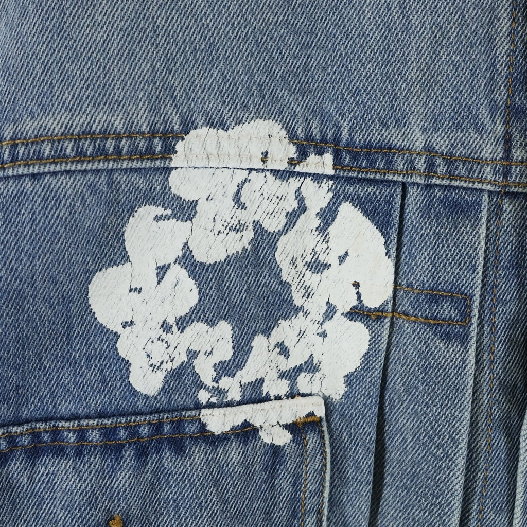DENIM TEARS(デニムティアーズ) × Levi's TYPE-2 ALL OVER WREATH LIGHT WASH リーバイス 花柄デニムジャケット インディゴ PC9-A2318-0003