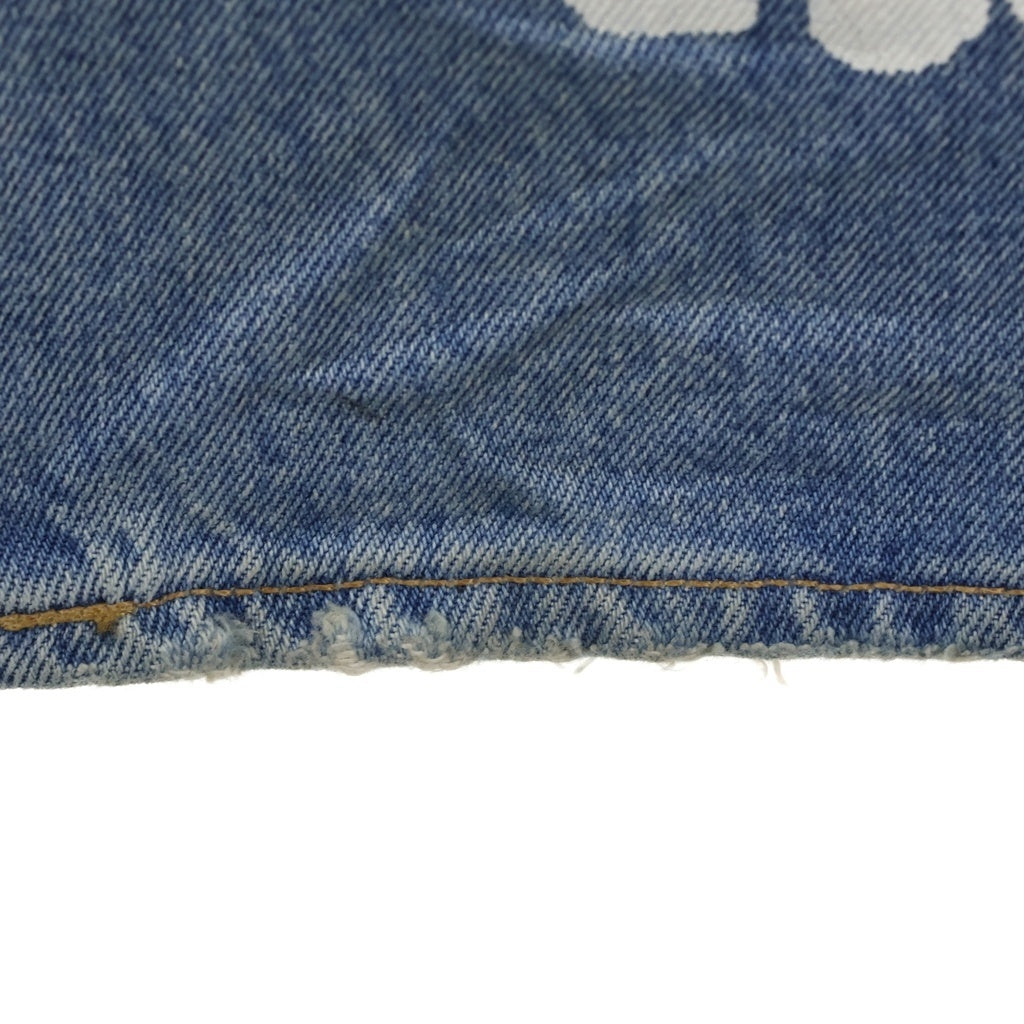 DENIM TEARS(デニムティアーズ) × Levi's 501 COTTON WREATH CHAINSTITCH リーバイス 花柄デニムパンツ インディゴ PC9-A1592-0002