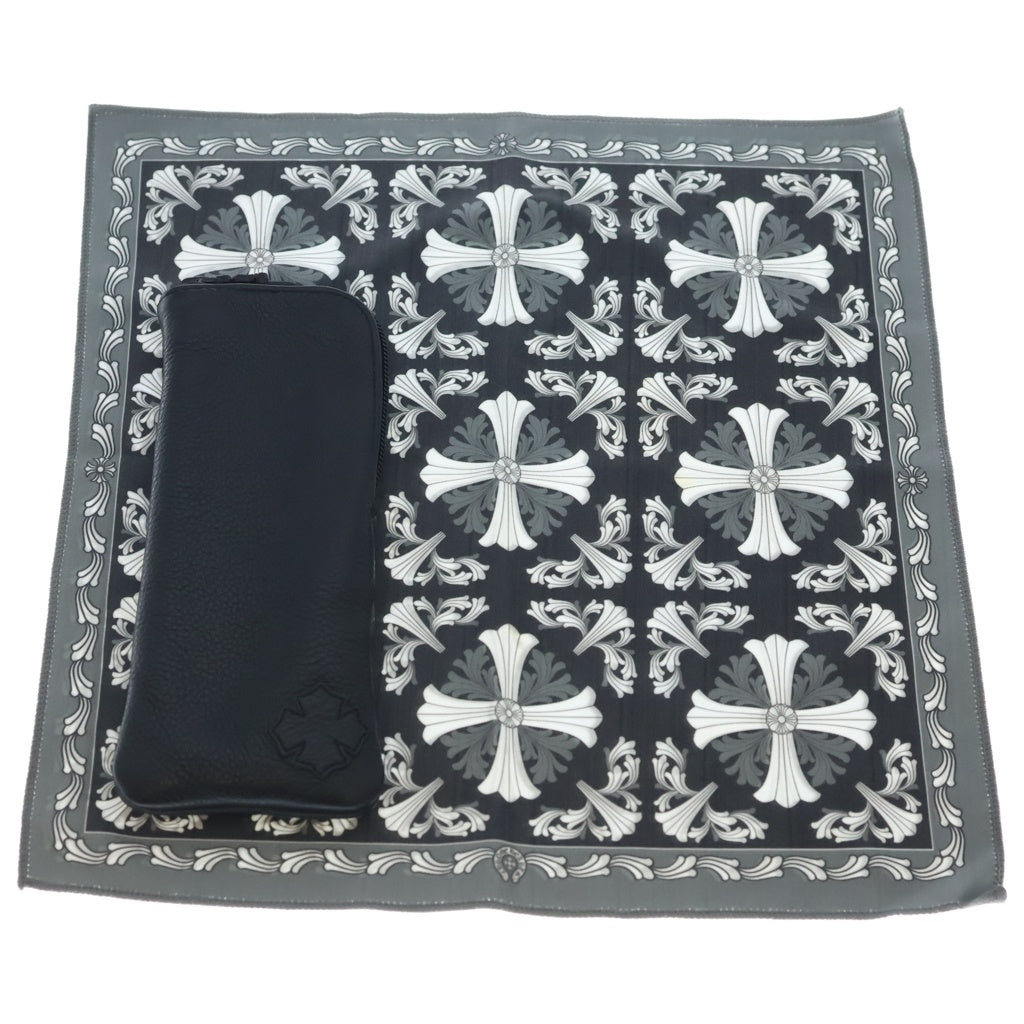 CHROME HEARTS(クロムハーツ) SLAG Plated サイドクロス サングラス アイウェア 眼鏡 ブラック/ゴールド
