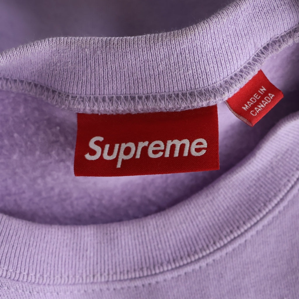SUPREME(シュプリーム) 24SS Established Crewneck クルーネックトスウェット トレーナー パープル