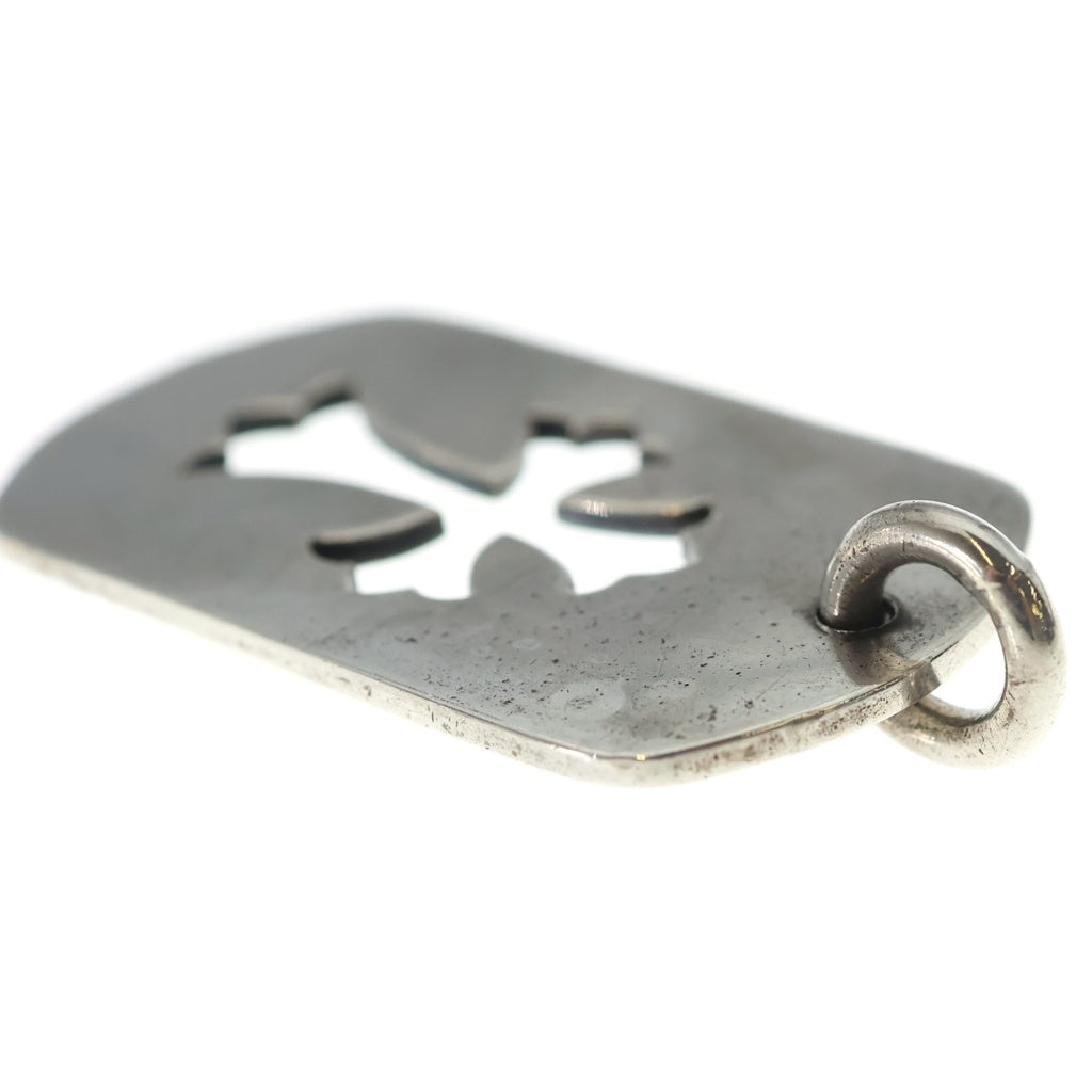 CHROME HEARTS(クロムハーツ) D TAG LRG CO CRS カットアウトクロスドッグタグ ラージ ペンダントトップ シルバー BCA239