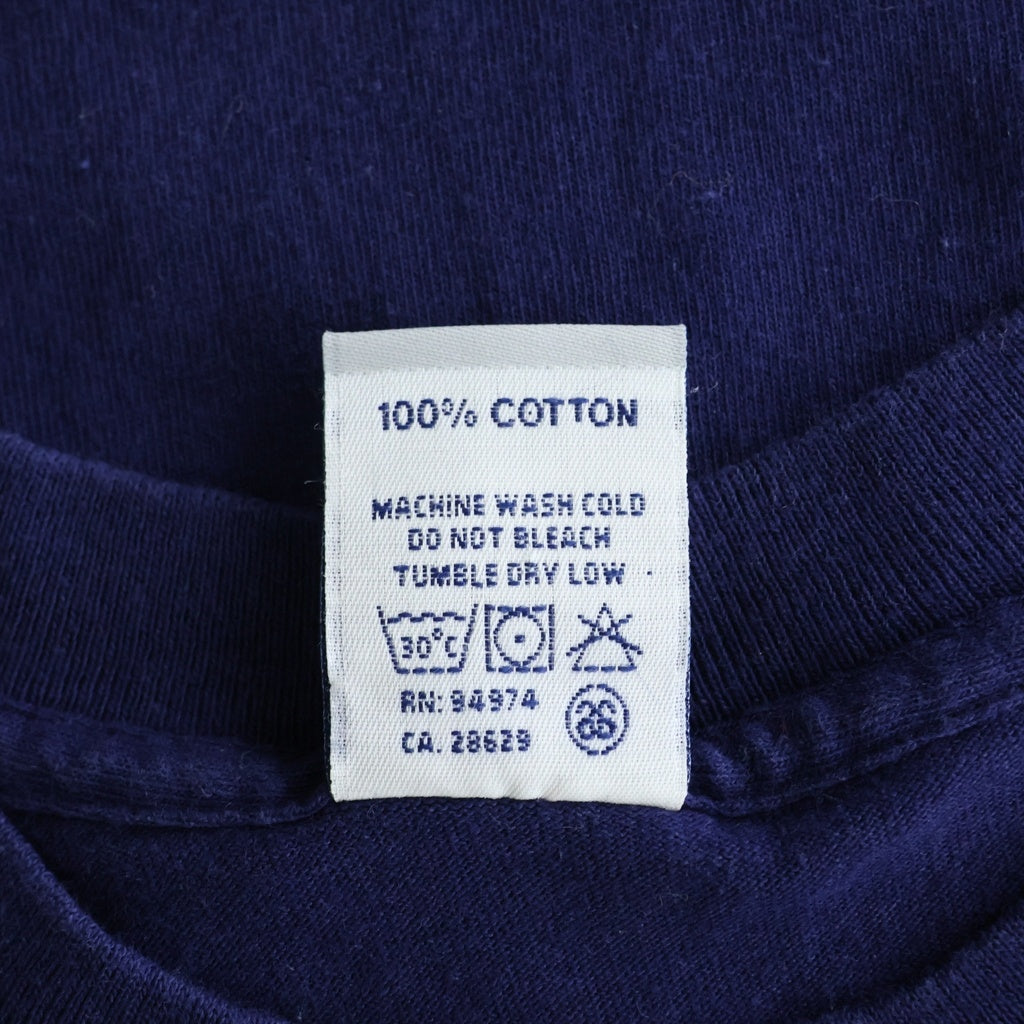 STUSSY(ステューシー) 00s OLD モノグラム 半袖カットソー コットン ネイビー
