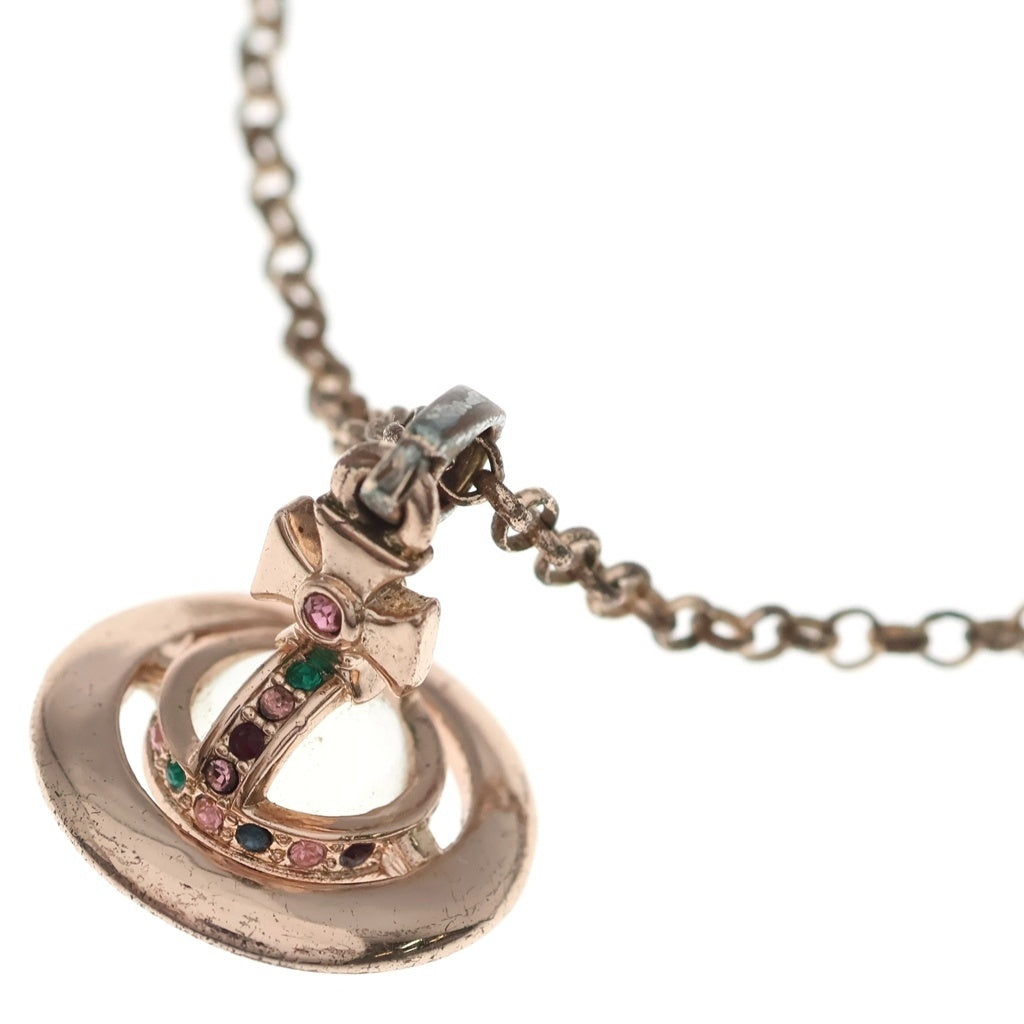 Vivienne Westwood(ヴィヴィアンウエストウッド) Small ORB スモール オーブ ネックレス ピンクゴールド レディース