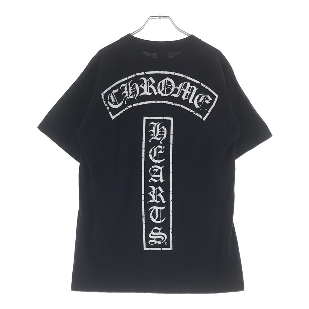 CHROME HEARTS(クロムハーツ) OLD T BAR オールド Tバープリント スター 半袖Tシャツ カットソー ブラック