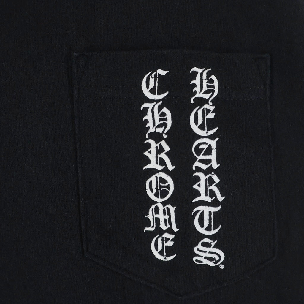 CHROME HEARTS(クロムハーツ) OLD T BAR オールド Tバープリント スター 半袖Tシャツ カットソー ブラック