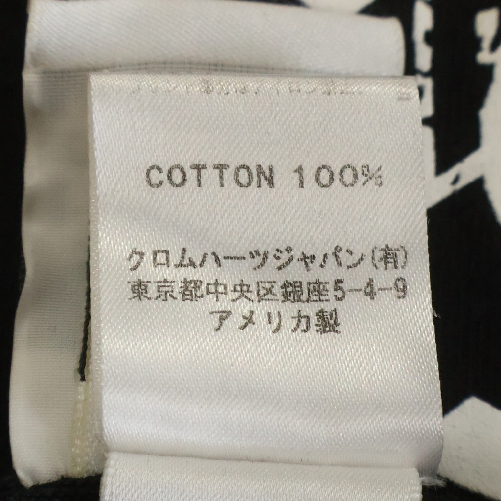 CHROME HEARTS(クロムハーツ) OLD T BAR オールド Tバープリント スター 半袖Tシャツ カットソー ブラック
