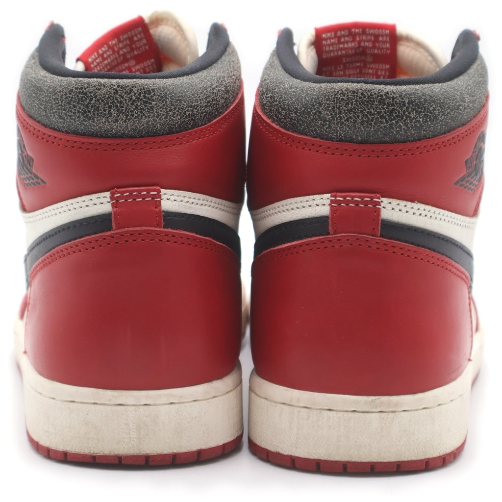 NIKE(ナイキ) AIR JORDAN 1 HIGH OG CHICAGO LOST & FOUND DZ5485-612 エアジョーダン1ハイロストアンドファウンド ハイカットスニーカー ホワイト/レッド US10.5/28.5cm