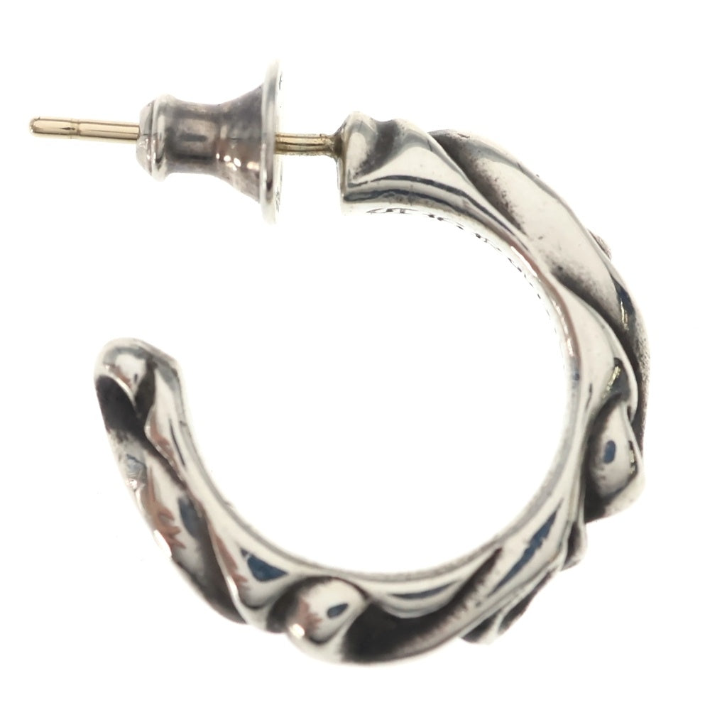 CHROME HEARTS(クロムハーツ) HOOP SCROOL スクロール フープピアス シルバー BCA102