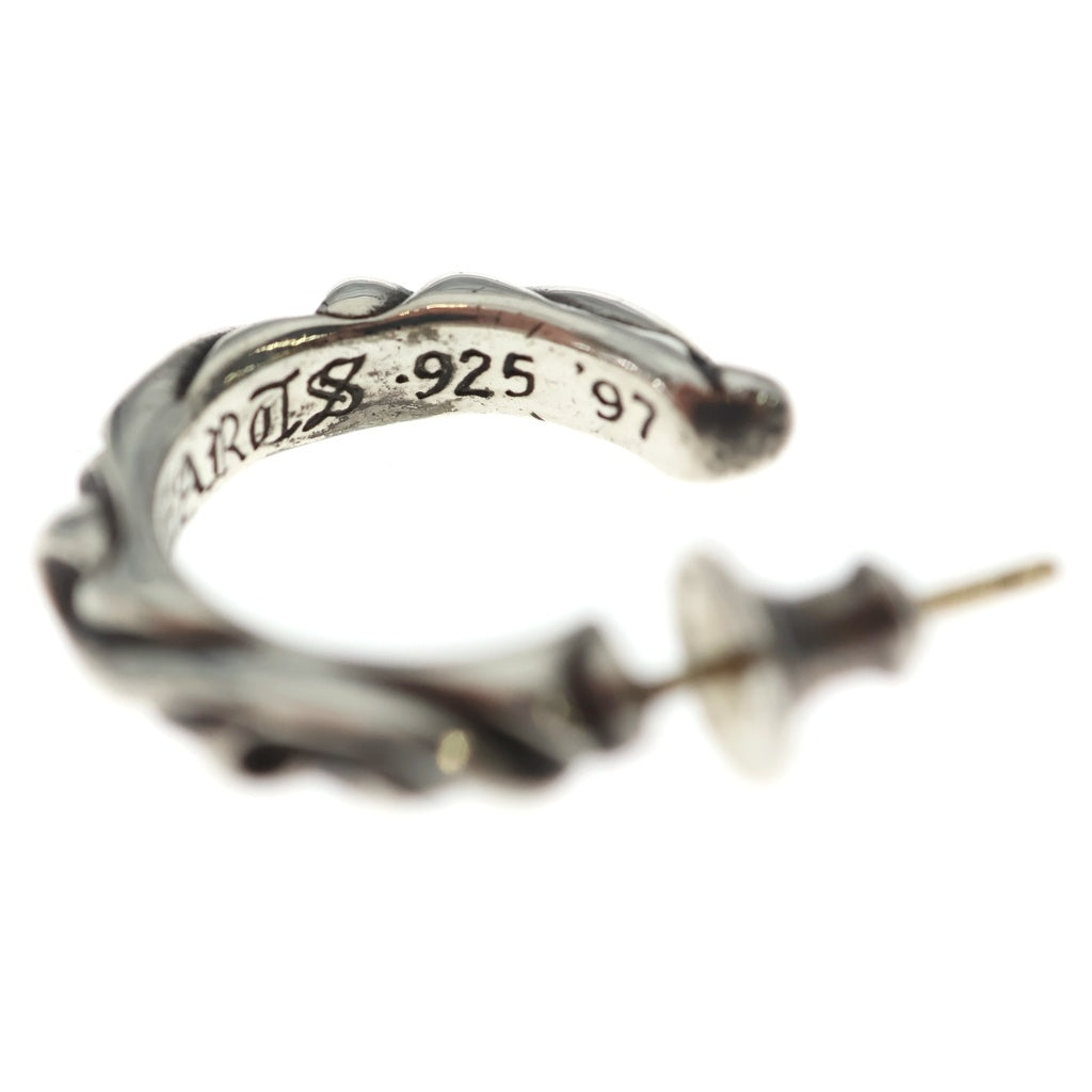 CHROME HEARTS(クロムハーツ) HOOP SCROOL スクロール フープピアス シルバー BCA102