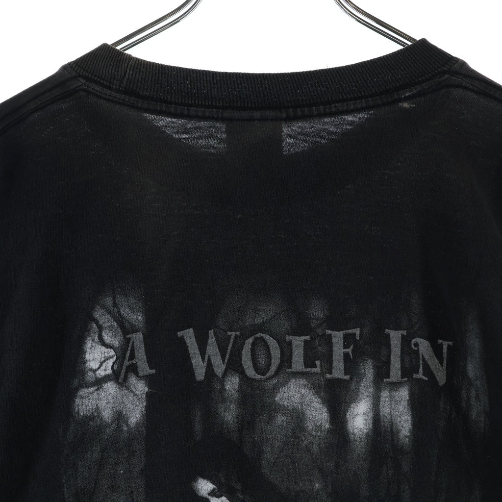 VINTAGE(ヴィンテージ) 00S Cradle of Filth GILDAN クレイドルオブフィルス 両面プリント ロングスリーブ 長袖Tシャツ ブラック