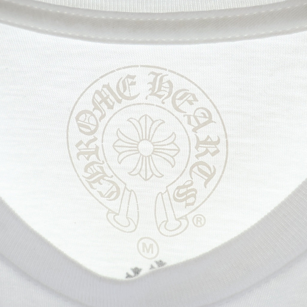 CHROME HEARTS(クロムハーツ) CH PLUS L/S TEE CHプラス サークルロゴ ロングスリーブ 長袖Tシャツ ロンT ホワイト
