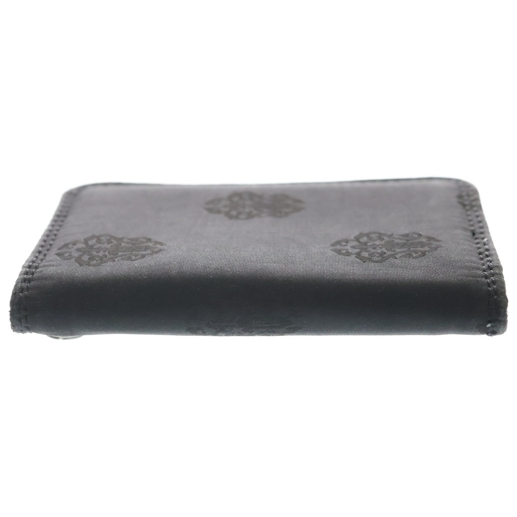 CHROME HEARTS(クロムハーツ) ヴァインダガー総柄 ナイロンカードケース 名刺入れ グロメット ブラック