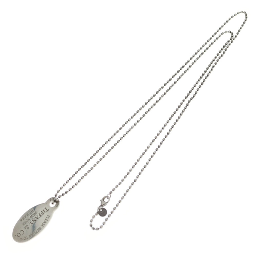 TIFFANY & Co.(ティファニー) リターントゥオーバル タグネックレス シルバー レディース