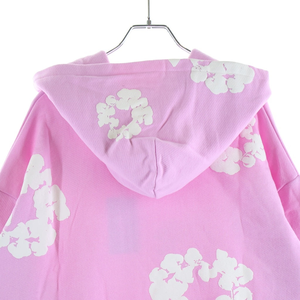 DENIM TEARS(デニムティアーズ) Cotton Wreath Pullover Hoodie コットン フラワー プルオーバーパーカー ピンク