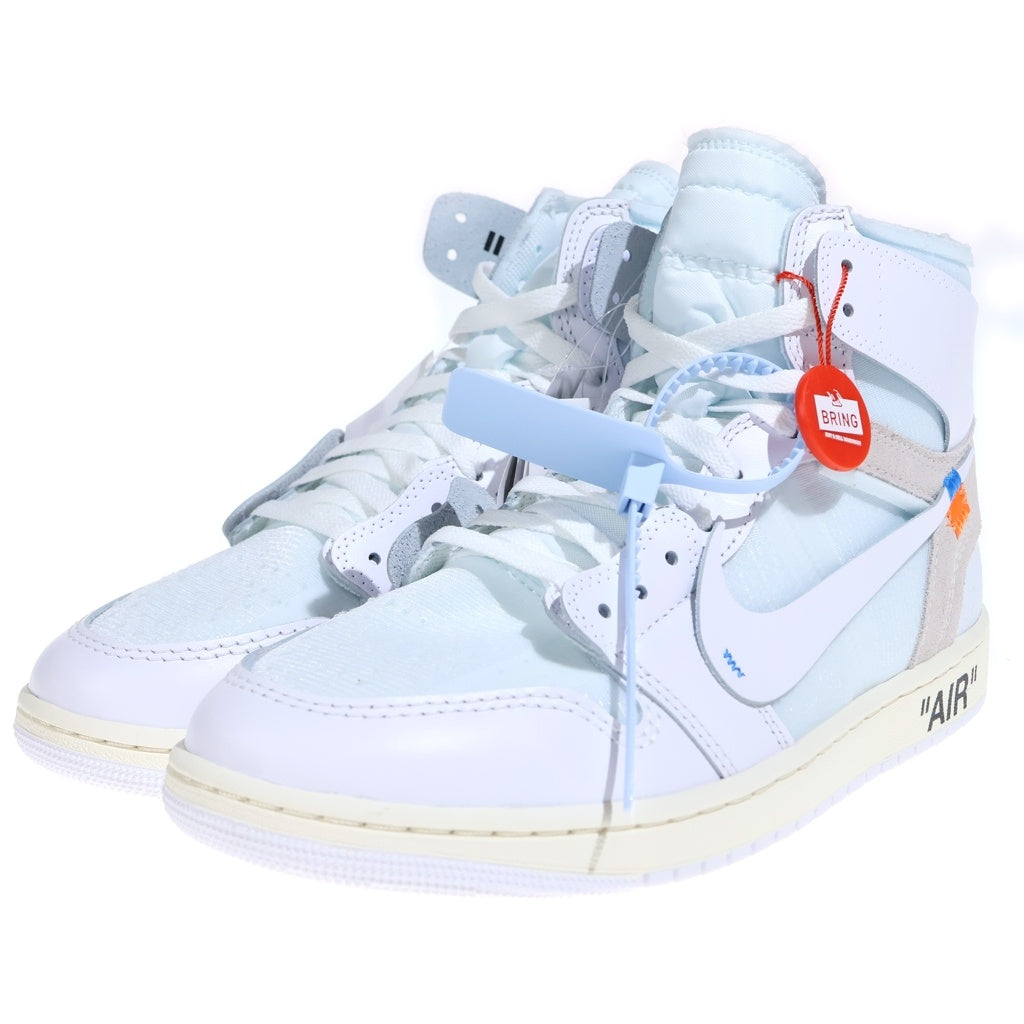 NIKE(ナイキ) ×V.A.A AIR JORDAN 1 RETRO HIGH OG ALASKA AA3834-100 エアジョーダン1 ヴァージルアブローアーカイブ アラスカ ハイカットスニーカー ホワイト US10/28cm